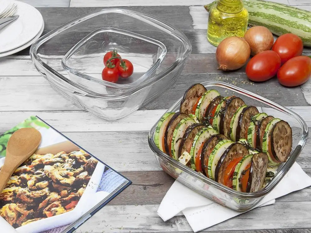 Set of Glass Baking Saucers Always