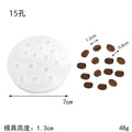 Mini Coffee Bean Silicone Mold Simulation Coffee Bean Chocolate Mold DIY Aromatherapy Candle Decoration Accessories