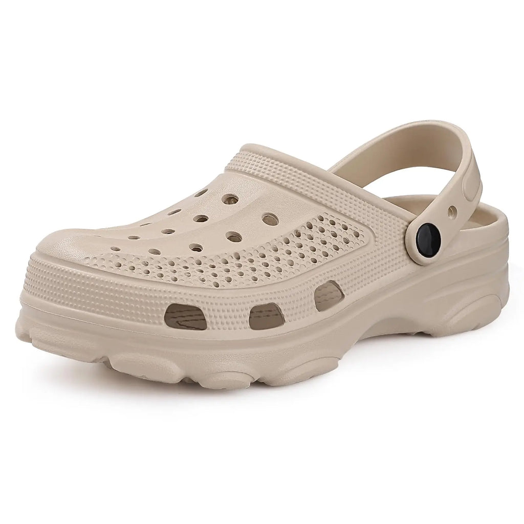 Crestar Fashion Design Sandals New Women Men Breathable Garden Clogs Shoes Outdoor EVA Holes Beach Shoes Summer House Slippers