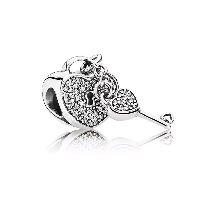 2026 Bestselling DIY Heart&Round Jewelry Gift Fit Original European Silver Bracelet Necklace Flower Charm Coffee Ice Cream Bead