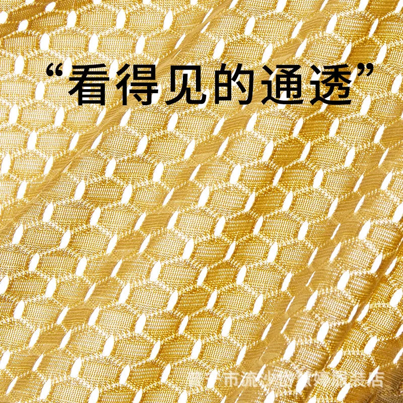 Ice Silk Mesh Underwear Men Boxers Comfortable Anti-bacterial Hollowed Out Breathable Men Summer Light Thin Section Boxer Shorts