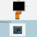 New 3.5inch 54Pin 640X480 LCD Screen With Mini HDMI Board 5VDC Power No OSD6 Mother Ad Board Driver