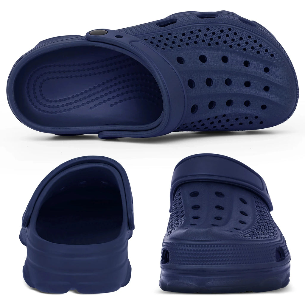 Crestar Fashion Design Sandals New Women Men Breathable Garden Clogs Shoes Outdoor EVA Holes Beach Shoes Summer House Slippers