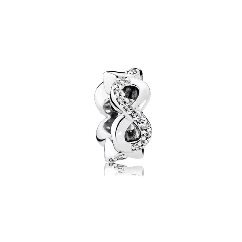 2026 Bestselling DIY Heart&Round Jewelry Gift Fit Original European Silver Bracelet Necklace Flower Charm Coffee Ice Cream Bead