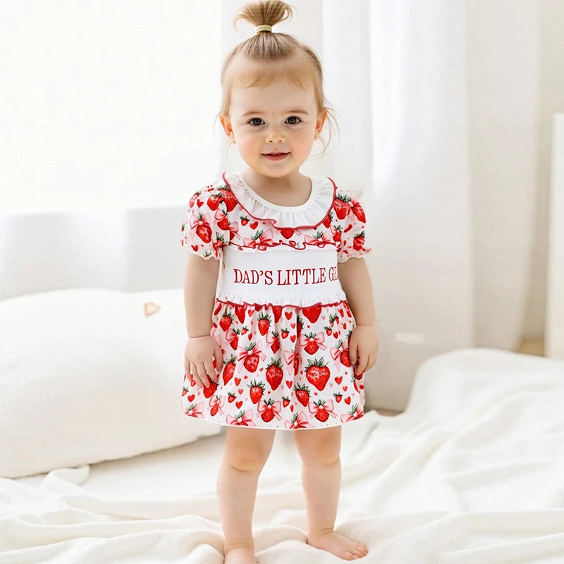 Adorable Toddler Floral Print Sleeveless Romper Dress with Bowknot Detail and Ruffled Hemline for Summer Beach Party