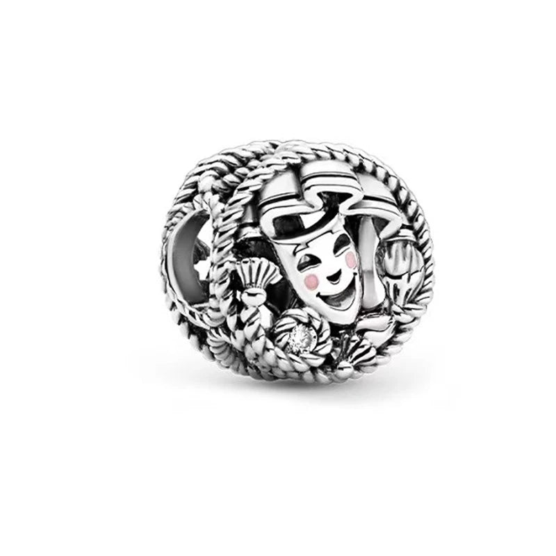 2026 Bestselling DIY Heart&Round Jewelry Gift Fit Original European Silver Bracelet Necklace Flower Charm Coffee Ice Cream Bead