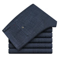 SHAN BAO spring summer brand fit straight thin modal denim jeans business casual men's high waist lightweight stretch pants