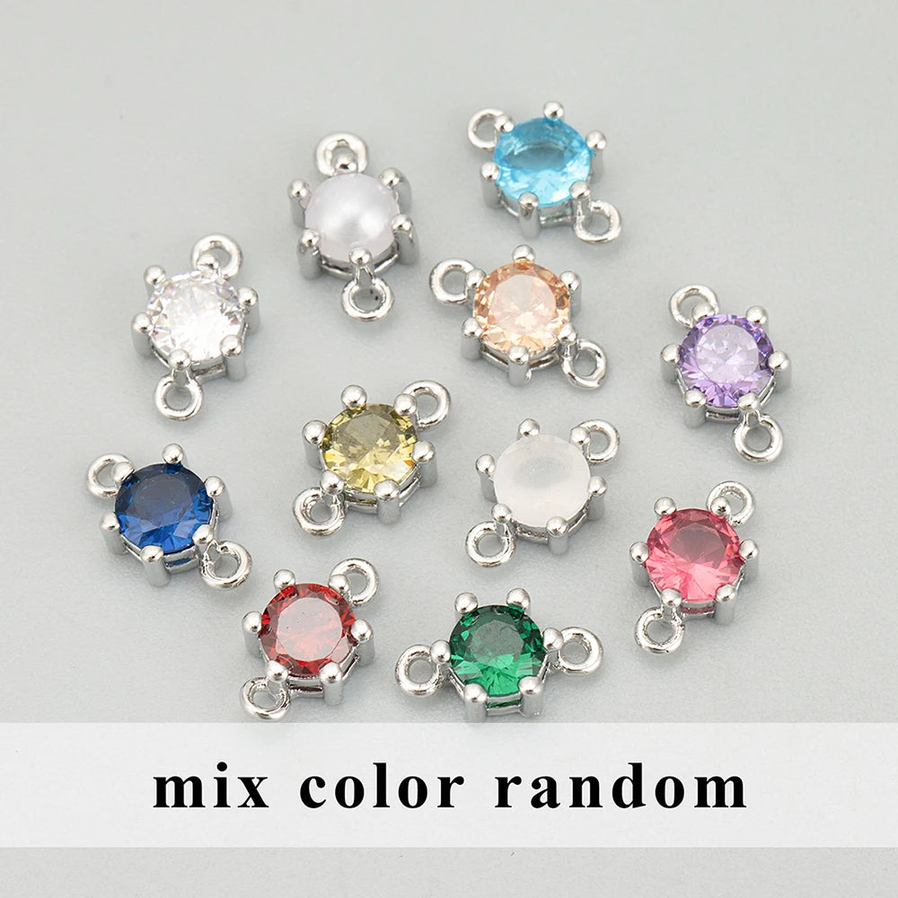 GUFEATHER ME57,jewelry accessories,18k gold plated,nickel free,copper,zircons,charms,jewelry making,diy pendants,10pcs/lot