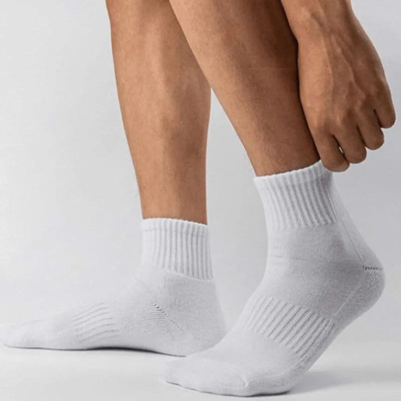 1/10/20 Pairs Neutral men female Round Neck Socks Spring Summer Sweat Absorbing Breathable Soft Comfortable Couple Sports Socks