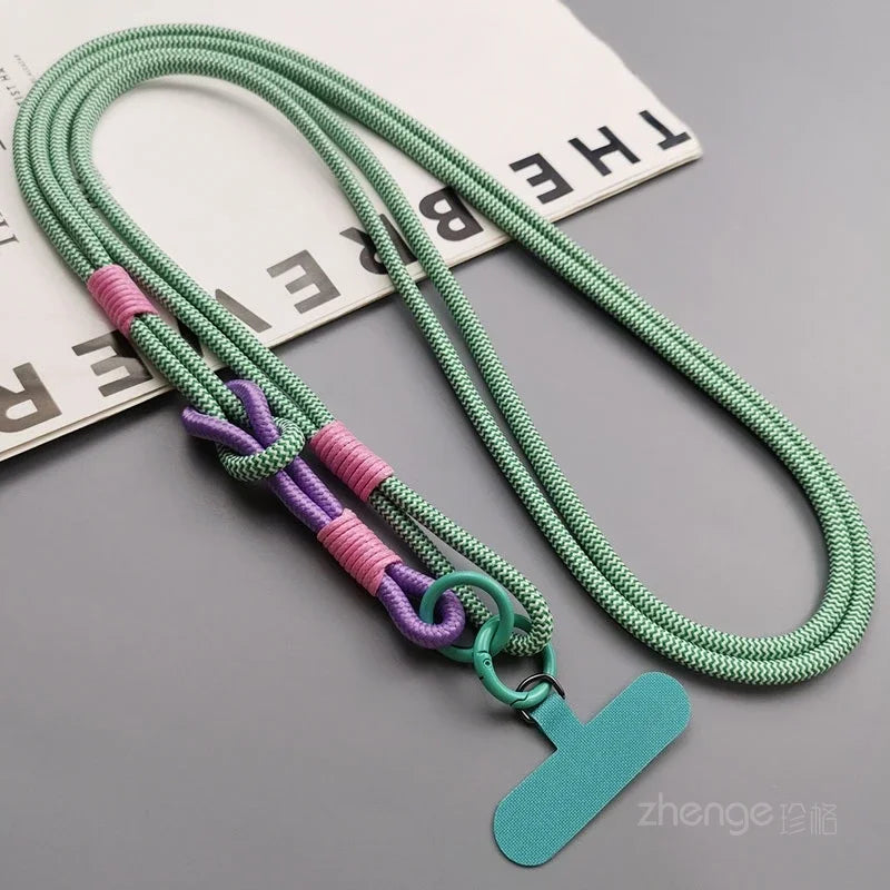 Crossbody and handheld phone strap, detachable strap, long anti loss design suitable for both men and women