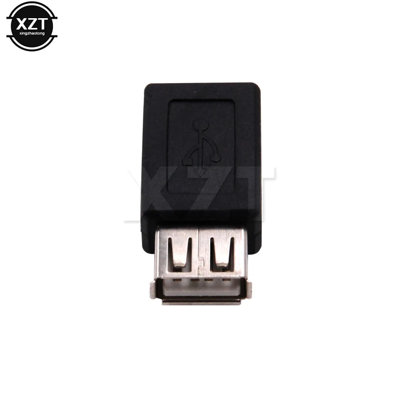 Mother USB 2.0 Female Type A to Micro USB B Female Adapter Plug  ADAPTOR usb to Micro Usb charge data for Mobile Phone Connector