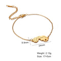 Skyrim Fashion Baby Mom Rope Bracelet Love Family Stainless Steel Charm Bracelets Pulsera Jewelry for Women Mother's Day Gift