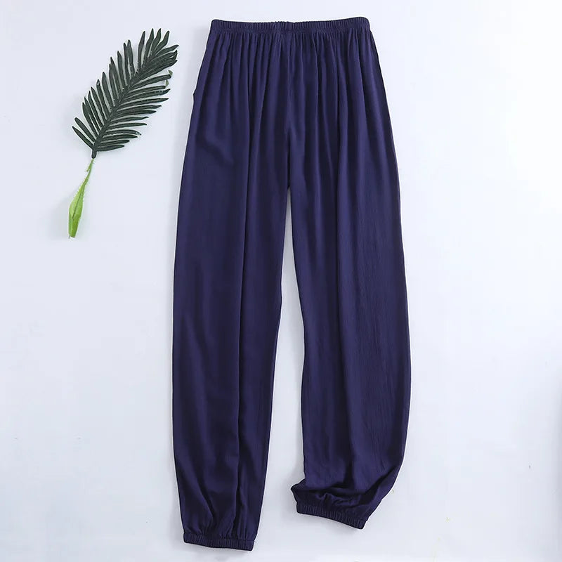 Sleepwear For Sleeping Pants New Casual Plus Size 100% Cotton Spring Autumn Home Wear Pajamas Pant Pantalon Pyjama Trousers