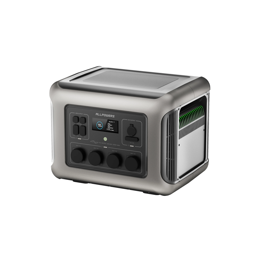 ALLPOWERS 2016Wh LiFePO4 R2500 Portable Power Station 2500W (4600W Surge)AC Outlets Outdoor Generator for Home Backup RV Camping