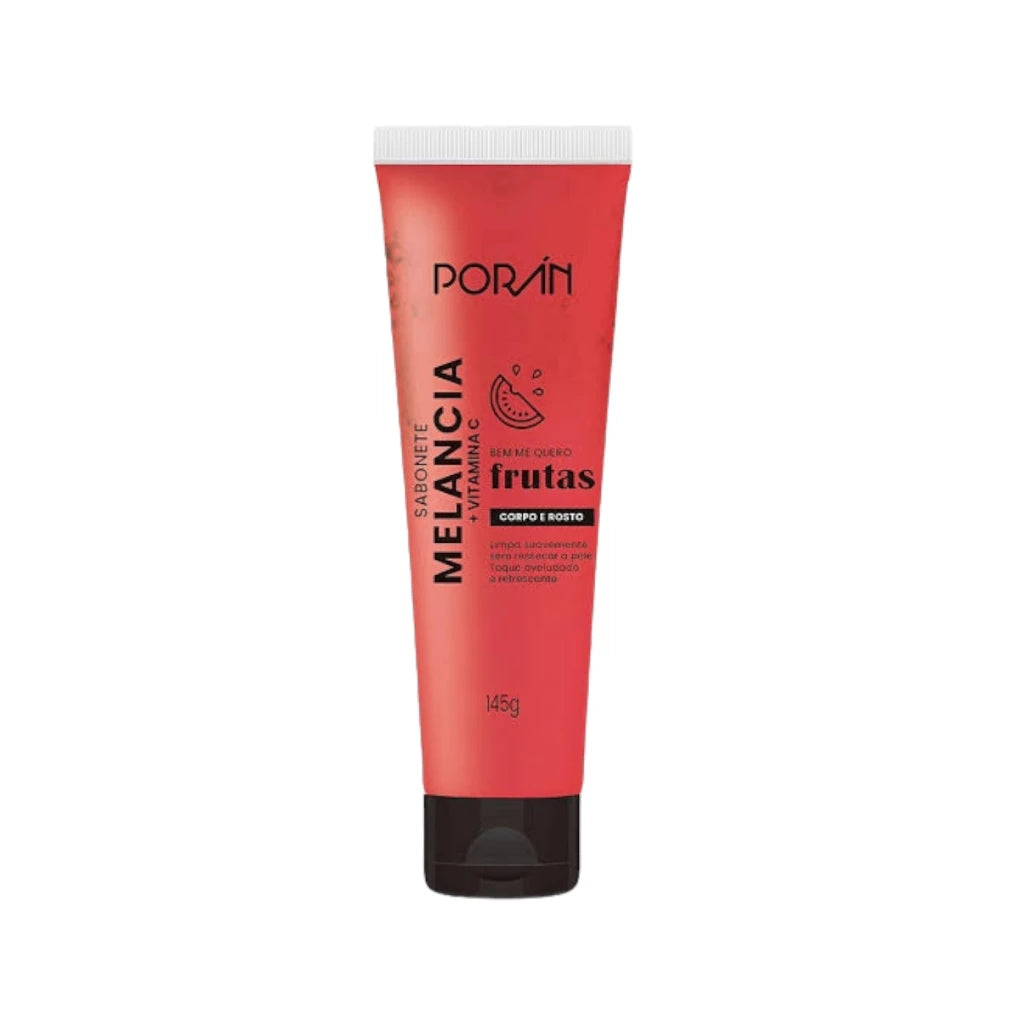 Kit C/3 Items Exfoliating, Moisturizing and Body Soap and Face Watermelon Porán