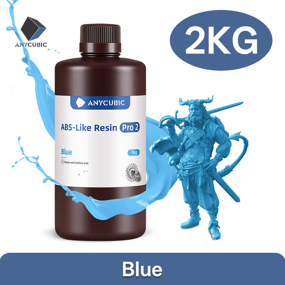 ANYCUBIC ABS-Like Pro 2 3D Printer UV Resin 405nm For LCD DLP Printers Strong Formula Printing Accuracy Up to 0.1mm ABS+ Update