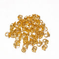 50pcs 4/5/6/8/10mm Stainless Steel Pendant Bail Bead Cap Cup Pearl Pin Peg for DIY Necklace Earring Charm Pendant Jewelry Making