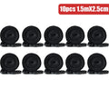 Black Durable Nylon 1/1.5/2m Travel Tied Cargo Tie Down Luggage Lash Belt Strap With Cam Buckle Travel Kits Outdoor Camping Tool