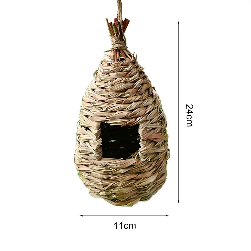 Bird House Creative Breathable Bird Nest Outside Parrot Bird Hanging House Outside Supplies