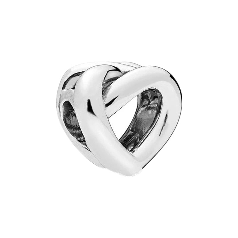 2026 Bestselling DIY Heart&Round Jewelry Gift Fit Original European Silver Bracelet Necklace Flower Charm Coffee Ice Cream Bead