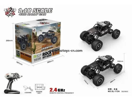 AZMS STORE-Remote Control Cart 4x4 Metal Crawler Rc 2.4 Monster Truck QUICK SHIPPING FOR ALL BRAZIL